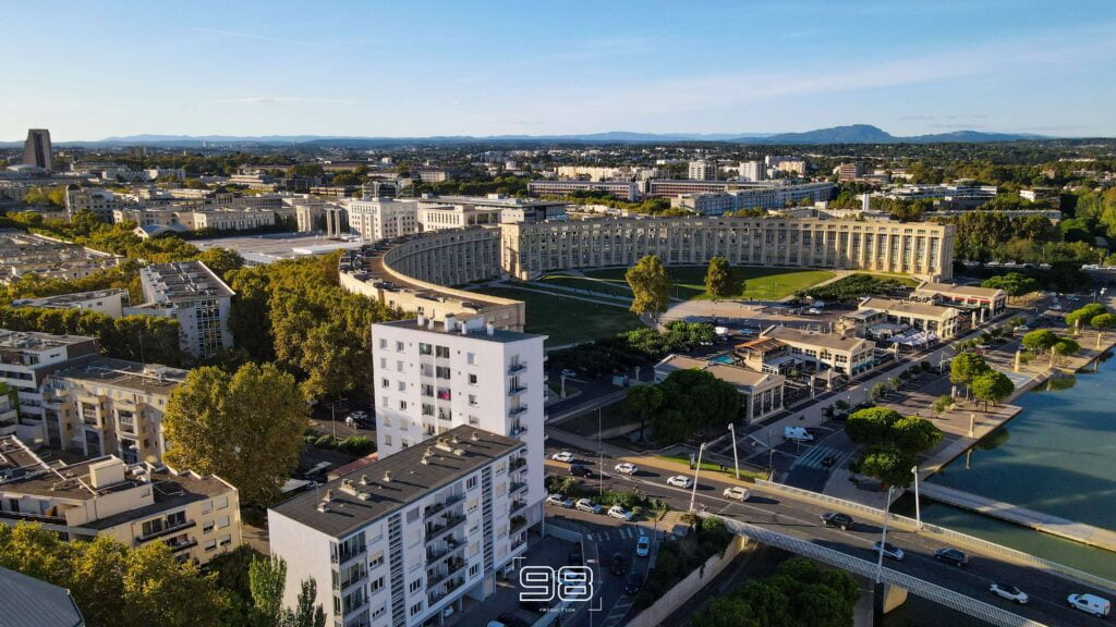 Image drone montpellier