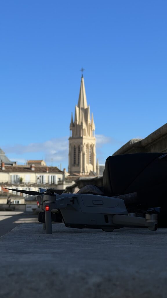 Mission drone BTP eiffage prise de vue aerienne