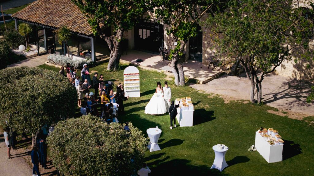 Photographe aérien mariage à Montpellier