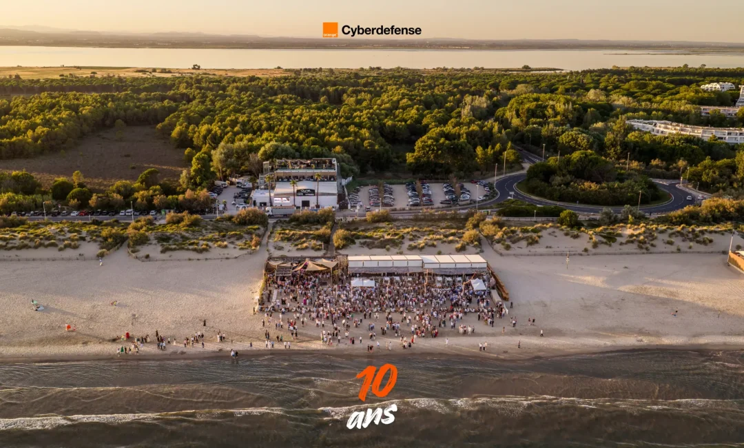 10 ans d’Orange Cyberdefense – prestation drone
