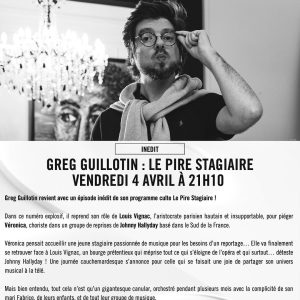 Le Pire Stagiaire – Mission réussie !98 Production est ravie d’avoir participé au tournage du tout dernier épisode du « Pire Stagiaire » avec Greg Guillotin, qui a été diffusé le 4 avril dernier à la télévis (1)