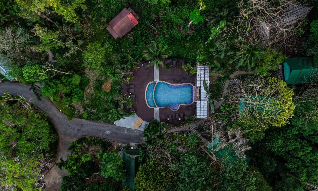 Photos drone hotel de luxe