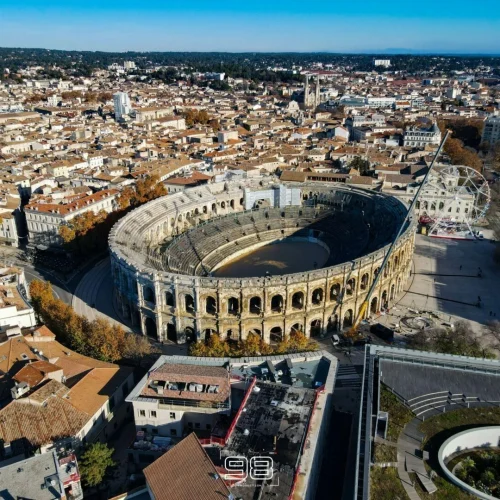 arene-de-nimes-drone