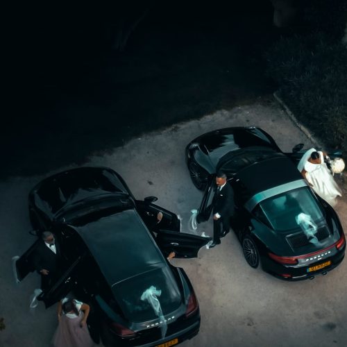 Photographie de mariage aérienne par drone à Montpellier