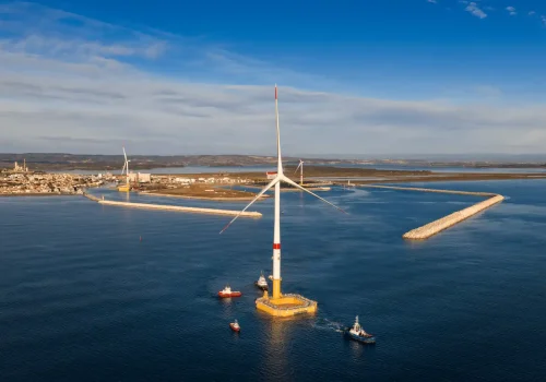 Troisième mission drone sur le projet Eolmed à Port-La Nouvelle