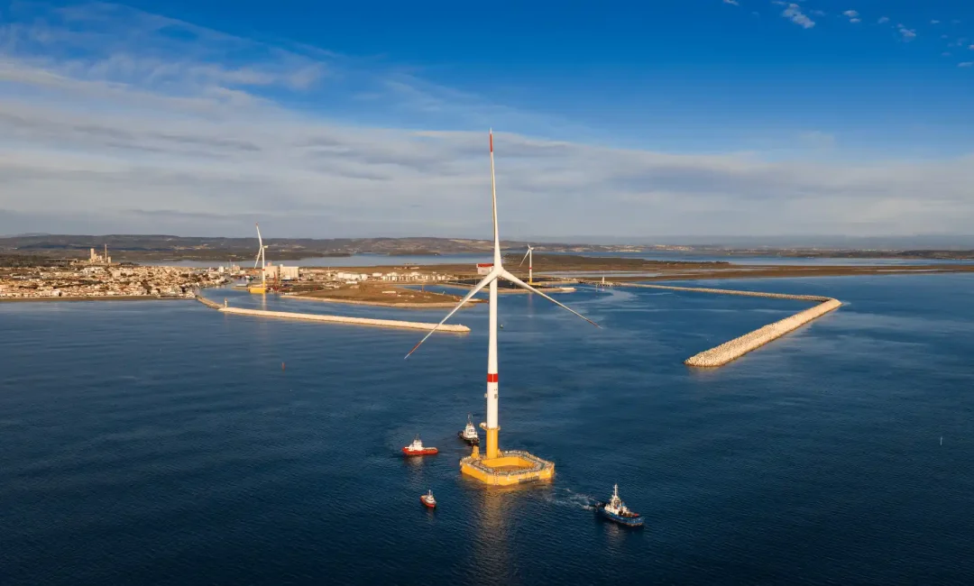 Troisième mission drone sur le projet Eolmed à Port-La Nouvelle